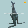 New sculptures brass casting small size kangaroo sculpture